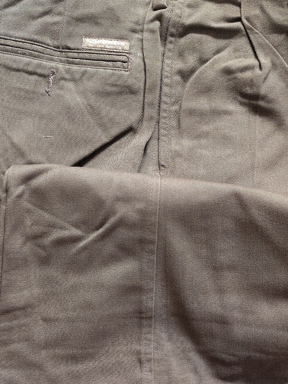 Haggar Men's Chinos in Olive